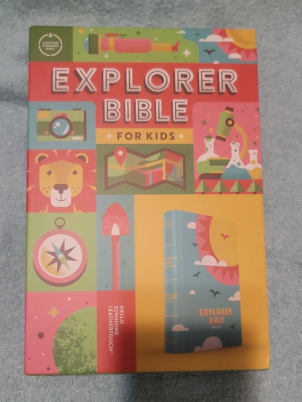 Explorer Bible for Kids - Colorful Pink & Green Cover
